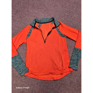 Women's Perfectly Soft Perfectly You red Gray Long Sleeve Tee M